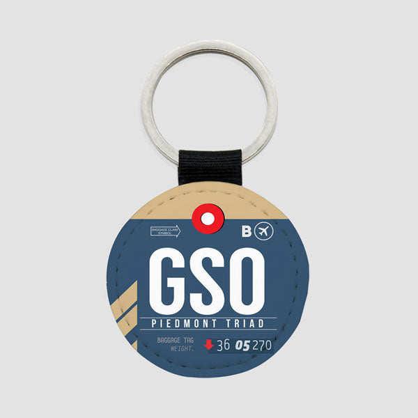 GSO - Round Keychain