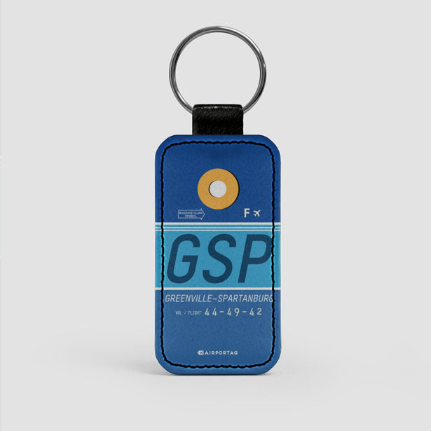 GSP - Leather Keychain - Airportag