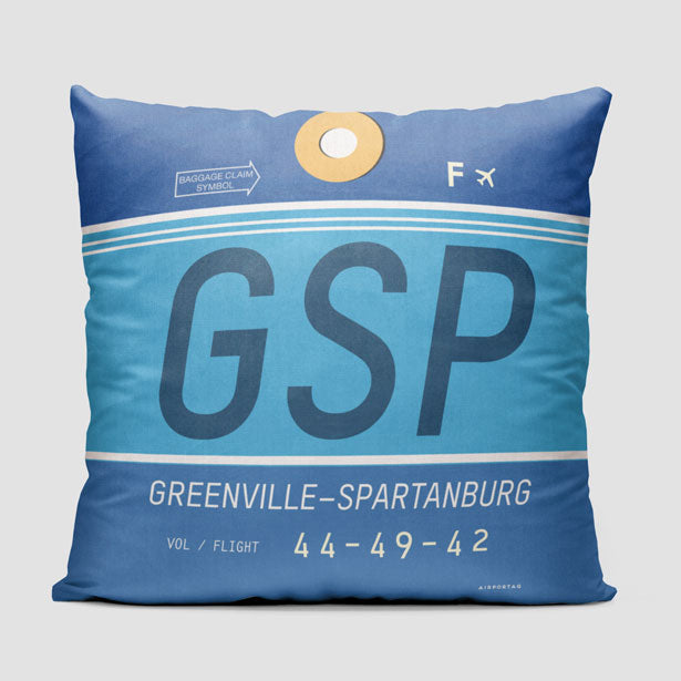 GSP - Throw Pillow - Airportag