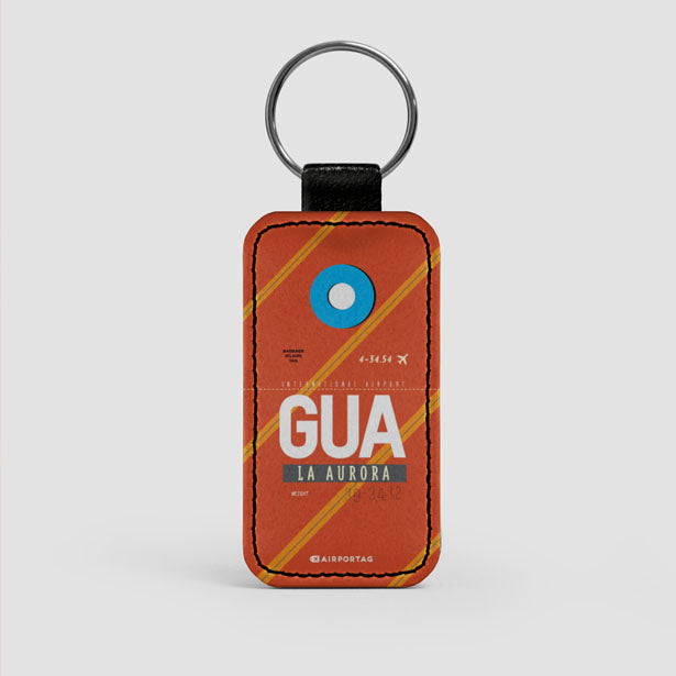 GUA - Leather Keychain - Airportag