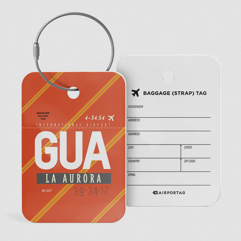 GUA - Étiquette de bagage