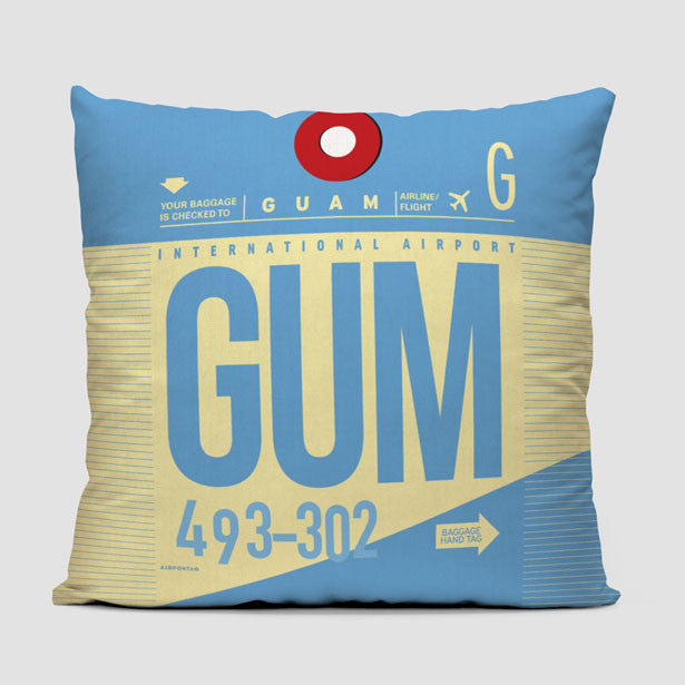 GUM - Throw Pillow - Airportag