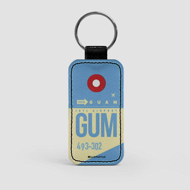 GUM - Leather Keychain - Airportag