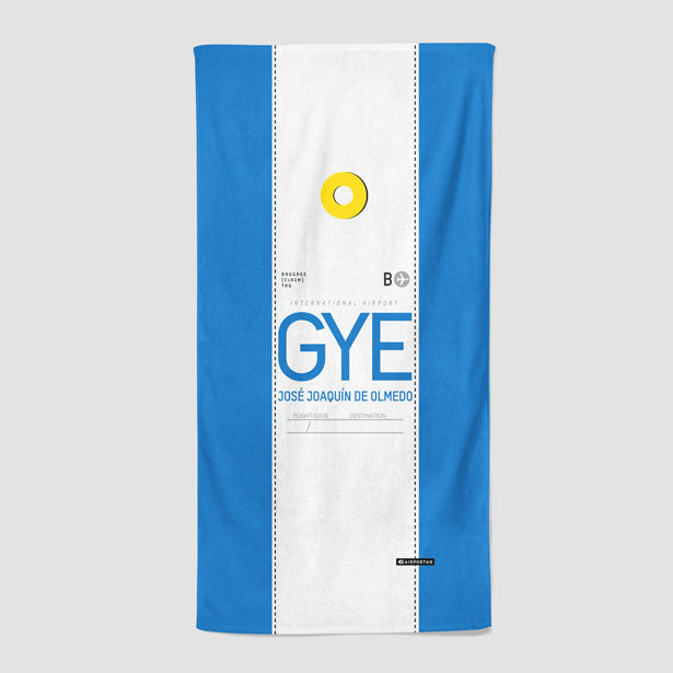 GYE - Beach Towel - Airportag