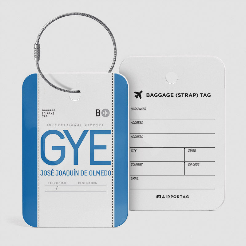 GYE - Étiquette de bagage