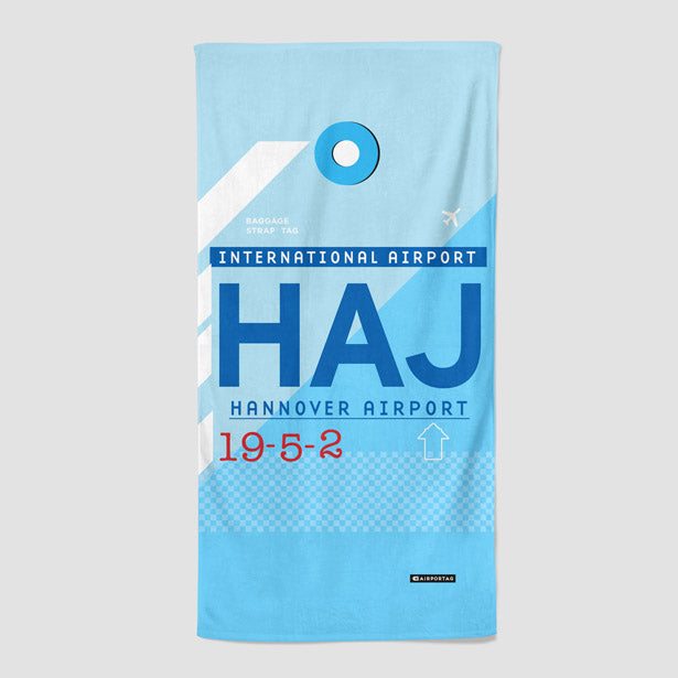 HAJ - Beach Towel - Airportag