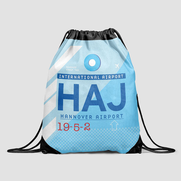 HAJ - Drawstring Bag - Airportag