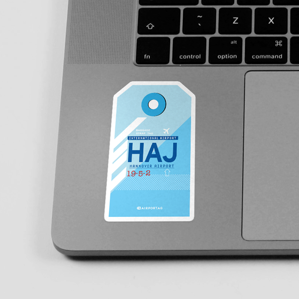 HAJ - Sticker - Airportag