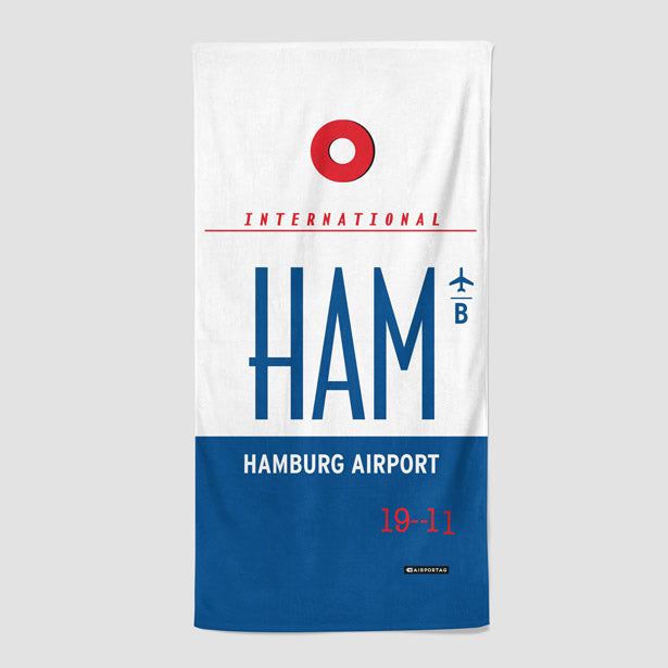 HAM - Beach Towel - Airportag