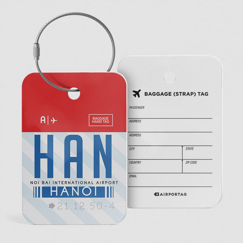 HAN - Étiquette de bagage