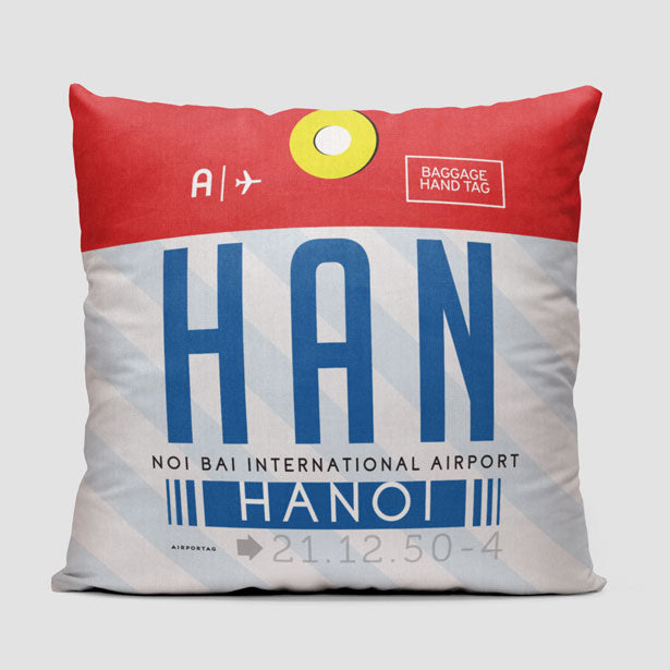 HAN - Throw Pillow - Airportag