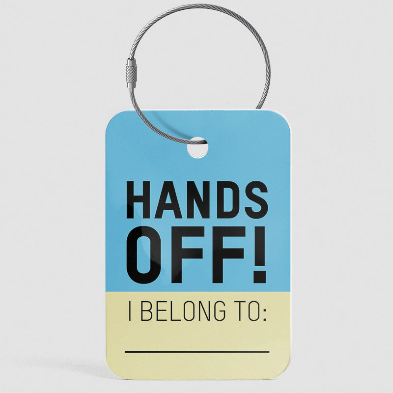 Hands Off Luggage Tag