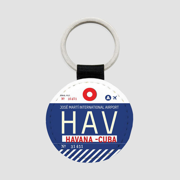 HAV - Round Keychain