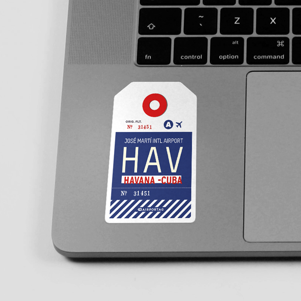 HAV - Sticker - Airportag