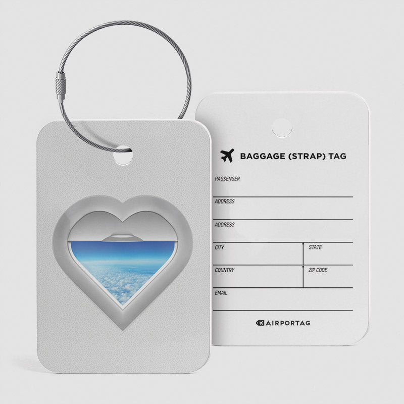 Heart Window - Luggage Tag