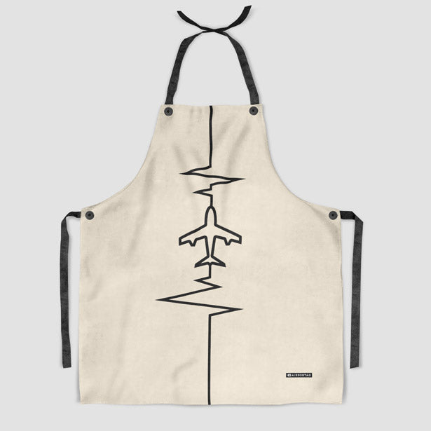 Heartbeat - Kitchen Apron - Airportag