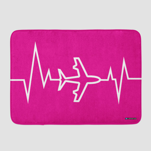 Heartbeat - Bath Mat - Airportag