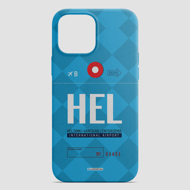 Hel Phone Code Airport Code Phone Case - IATA code HEL Mobile Cover