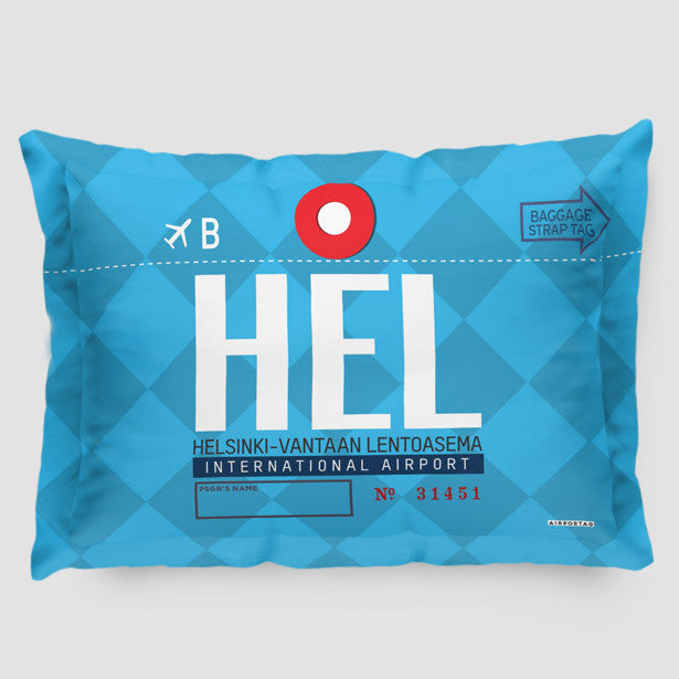HEL - Pillow Sham - Airportag