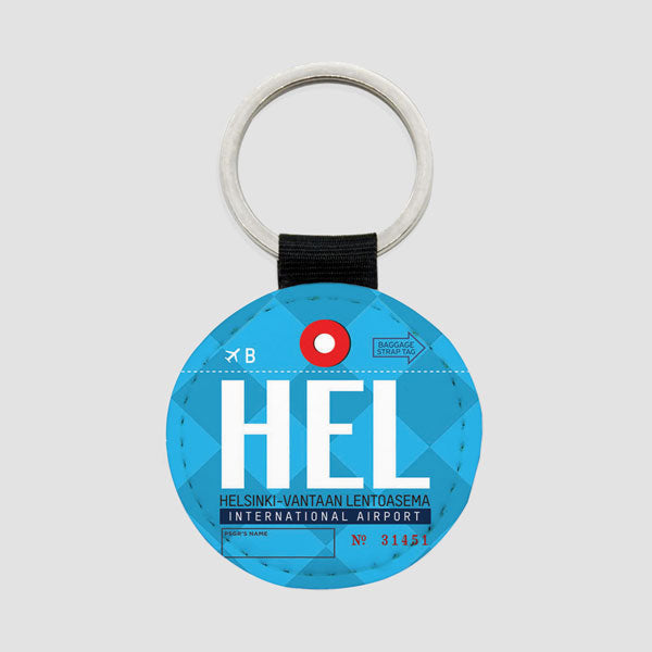 HEL - Round Keychain