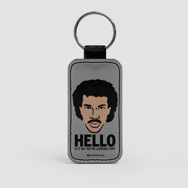 Hello - Leather Keychain - Airportag