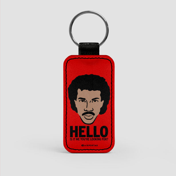 Hello - Leather Keychain - Airportag