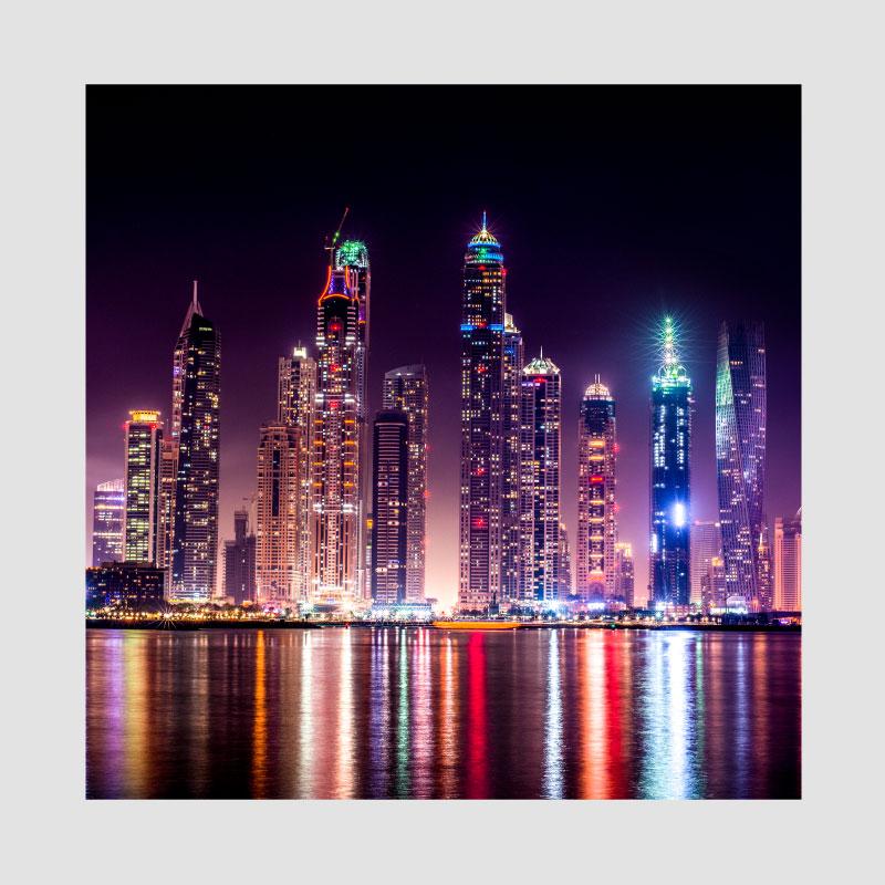 Dubai Marina - Canvas - Airportag