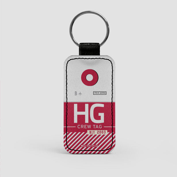 HG - Leather Keychain - Airportag