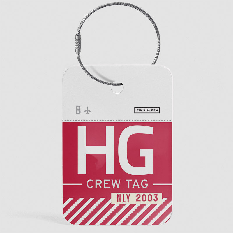 HG - Étiquette de bagage
