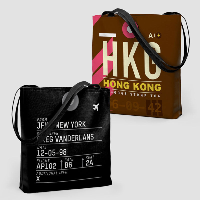 Tote Bag HKG Hong Kong Intl Airport