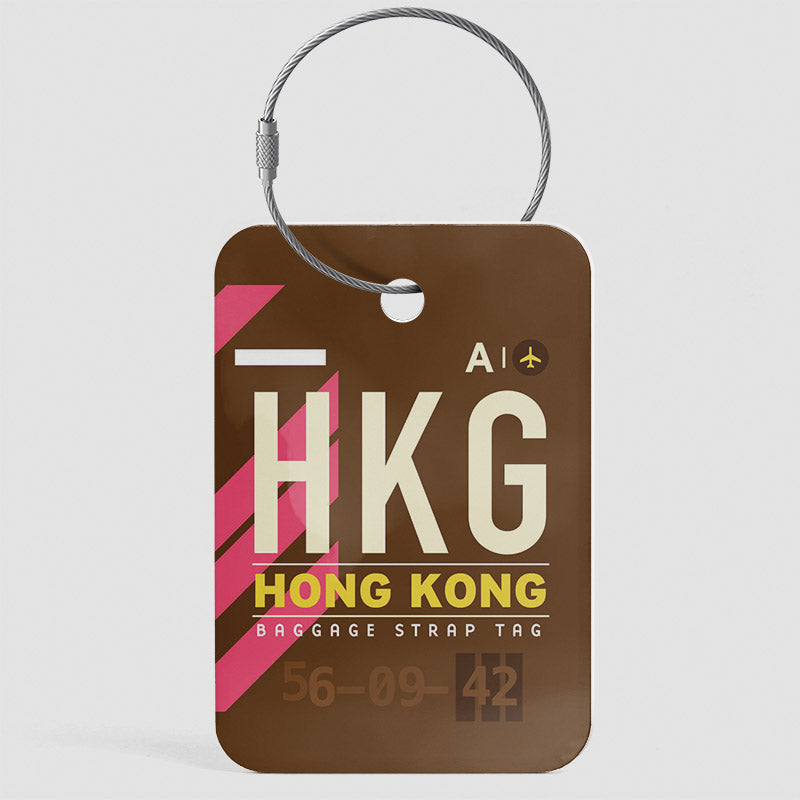 HKG - Étiquette de bagage