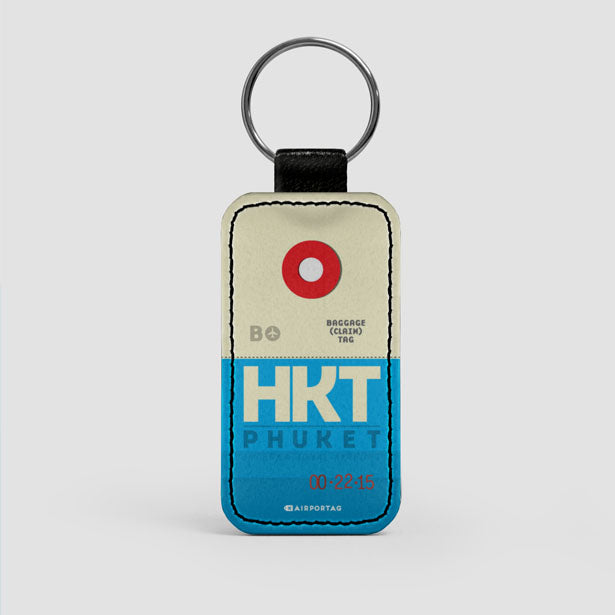 HKT - Leather Keychain - Airportag