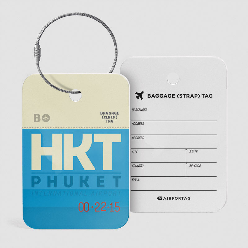 HKT - Étiquette de bagage