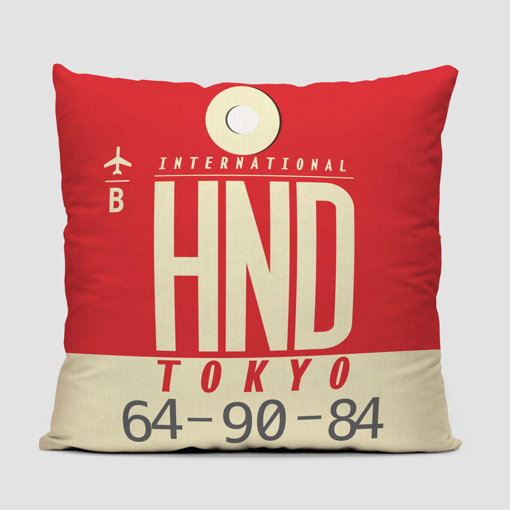 HND - Throw Pillow - Airportag
