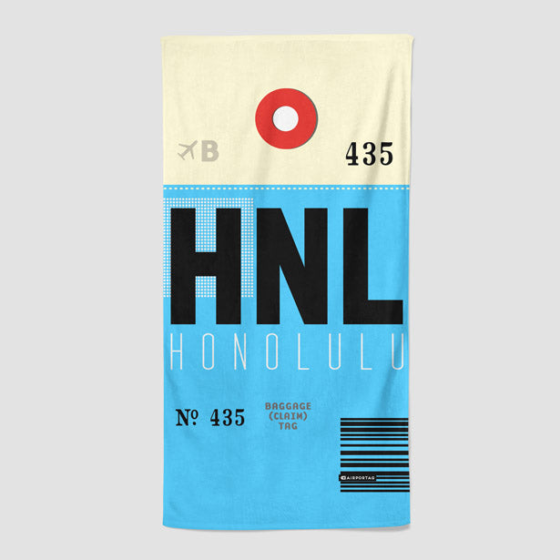 HNL - Beach Towel - Airportag