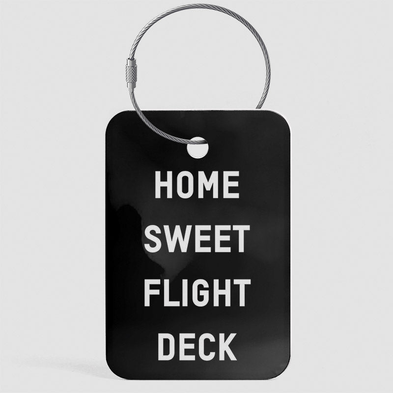 Home Sweet Flight Deck - Luggage Tag