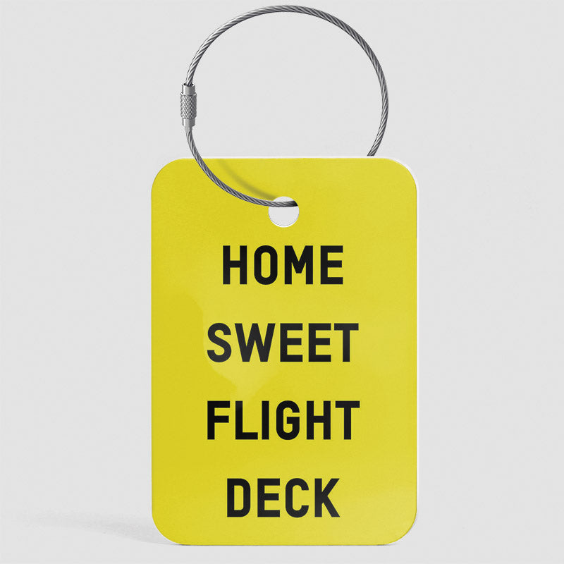 Home Sweet Flight Deck - Luggage Tag