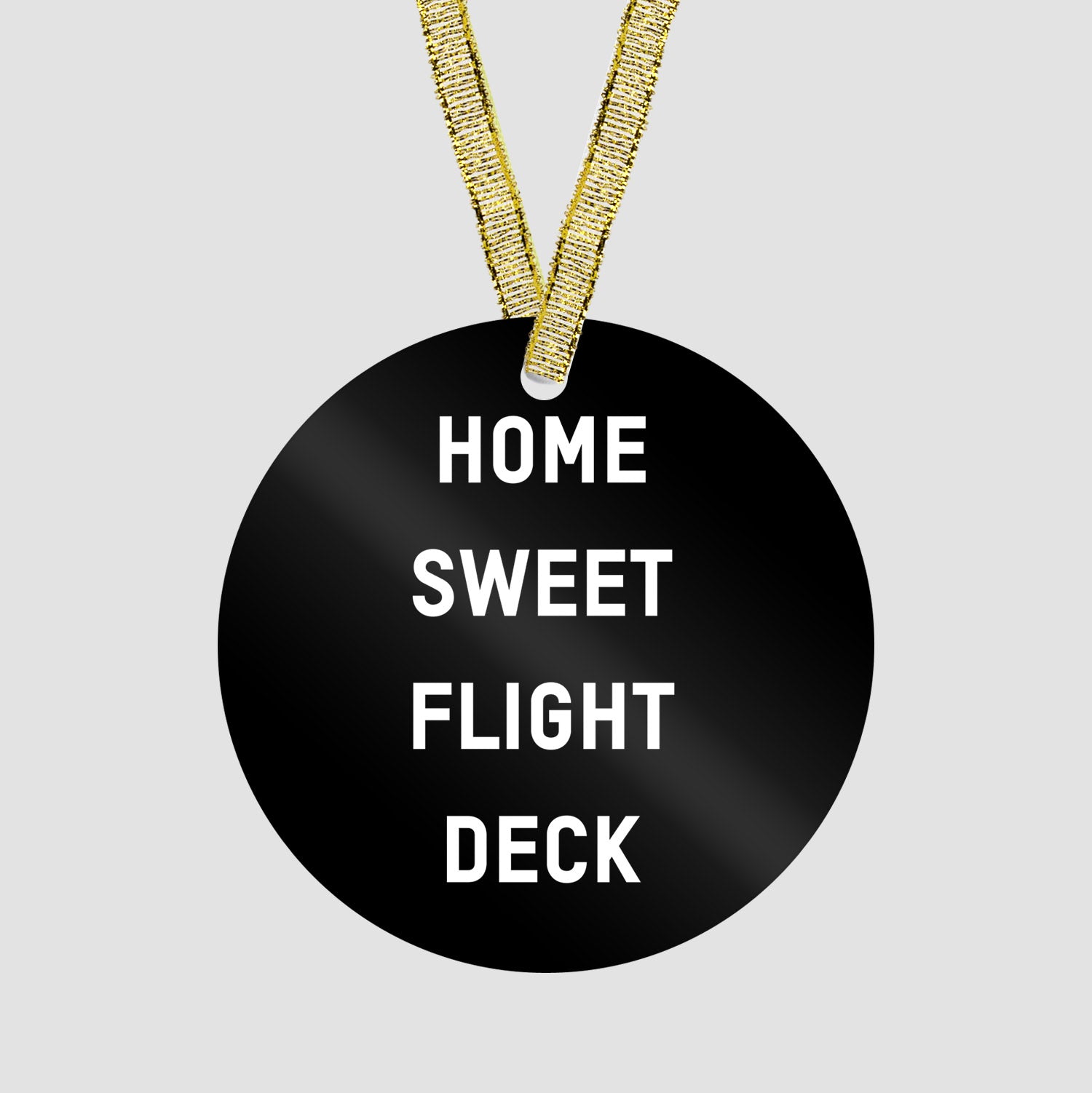 Home Sweet Flight Deck - Ornament - Airportag