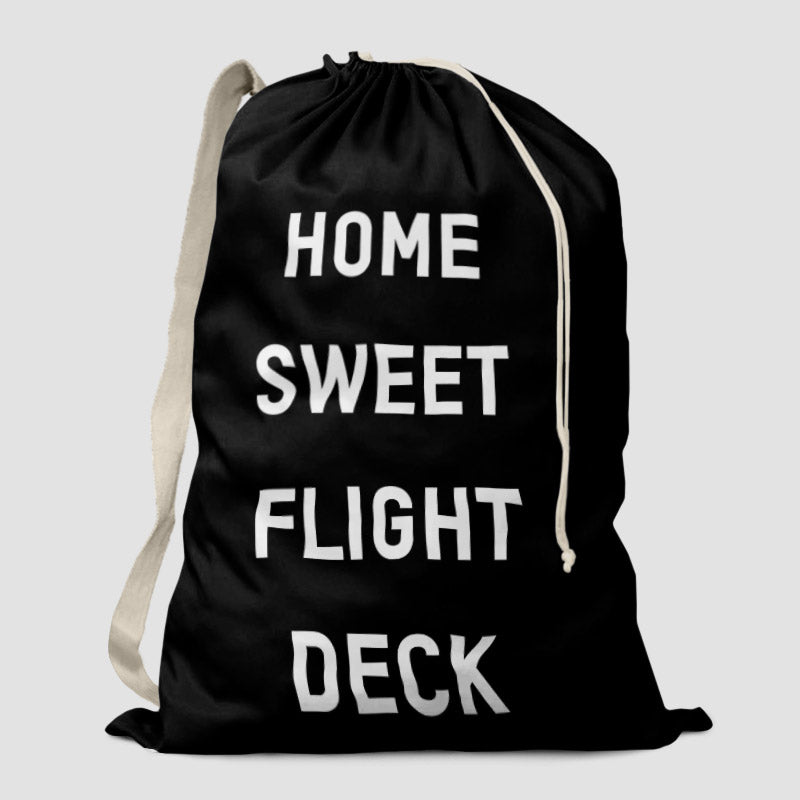 Home Sweet Flight Deck - Laundry Bag - Airportag