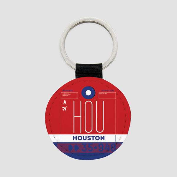 HOU - Round Keychain