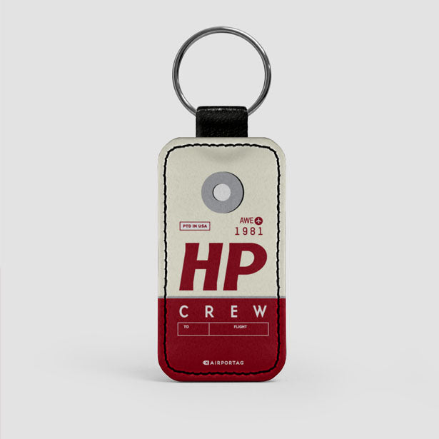 HP - Leather Keychain - Airportag
