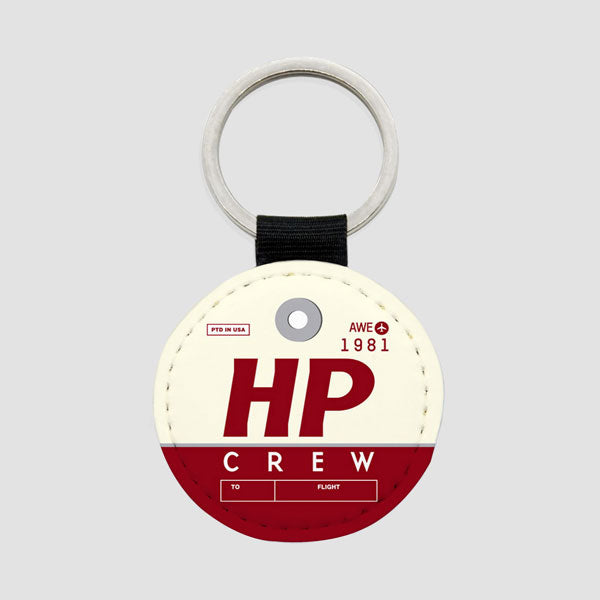 HP - Round Keychain