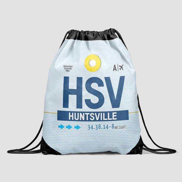 HSV - Drawstring Bag - Airportag