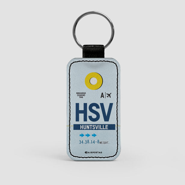 HSV - Leather Keychain - Airportag
