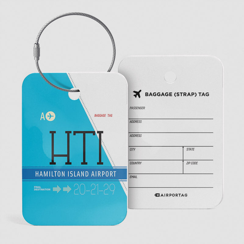 HTI - Étiquette de bagage