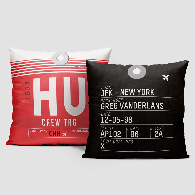 HU - Throw Pillow