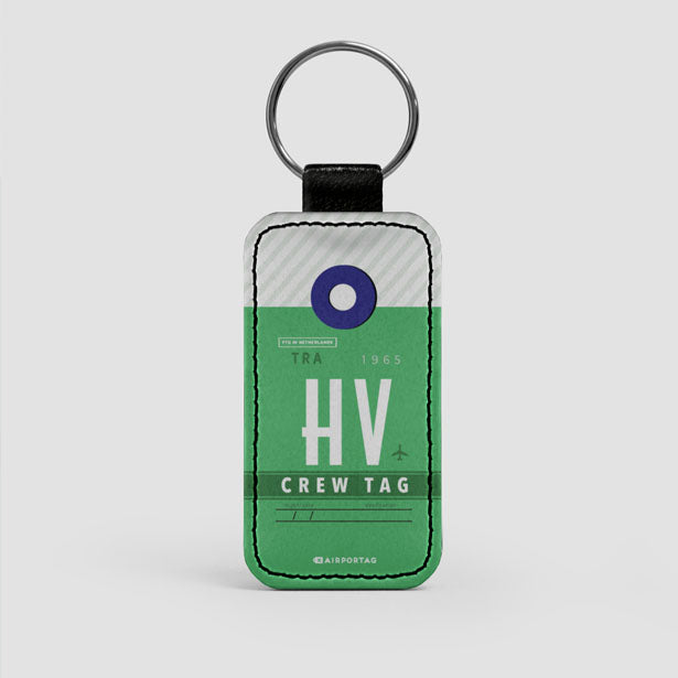 HV - Leather Keychain - Airportag