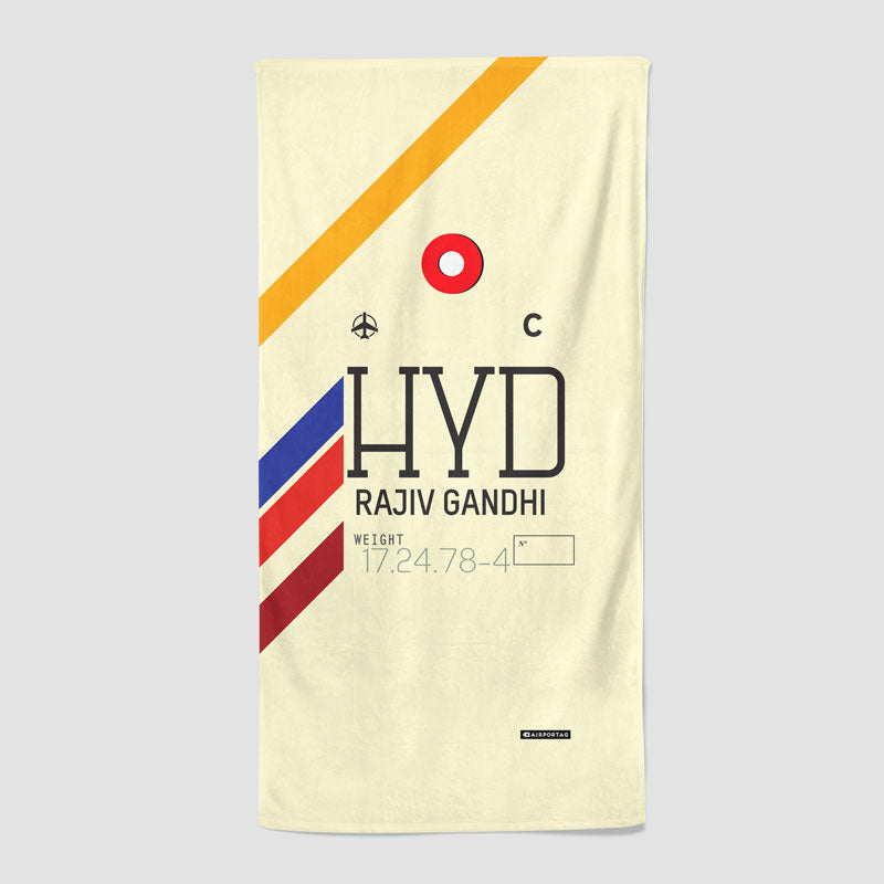 HYD - Beach Towel - Airportag