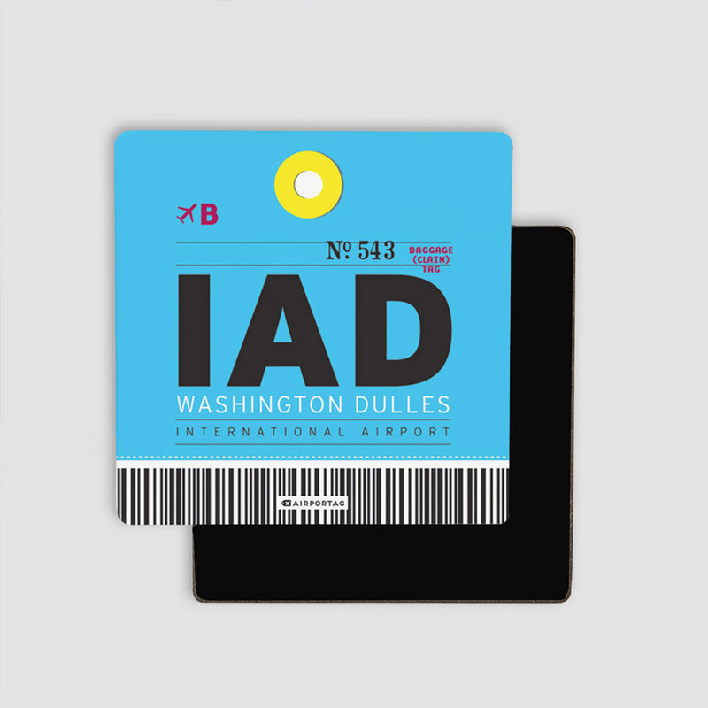 IAD - Washington Dulles Intl Airport - Gifts Inspired by flight tags