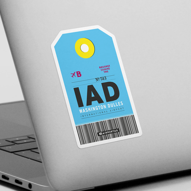IAD - Sticker - Airportag